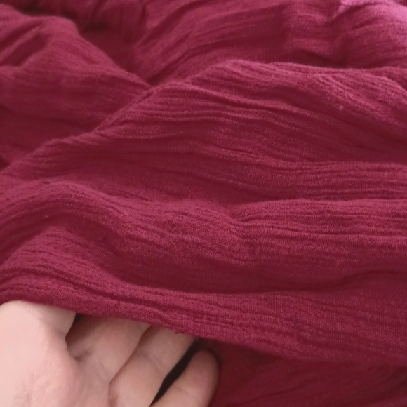 Free People Boho Chic Midi Dress With Floral Embroidered Front & Waist Ex Small - Picture 8 of 10